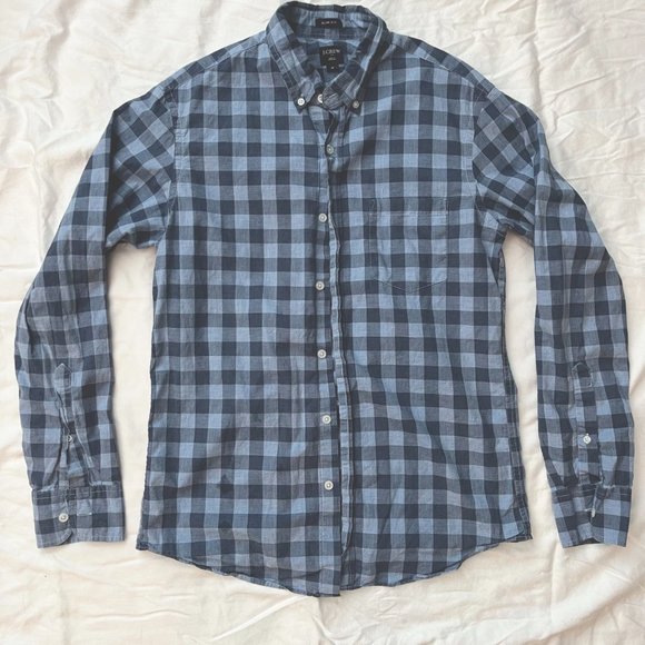 J.Crew Medium Slim Fit Button Down Men's Shirt - Picture 2 of 2